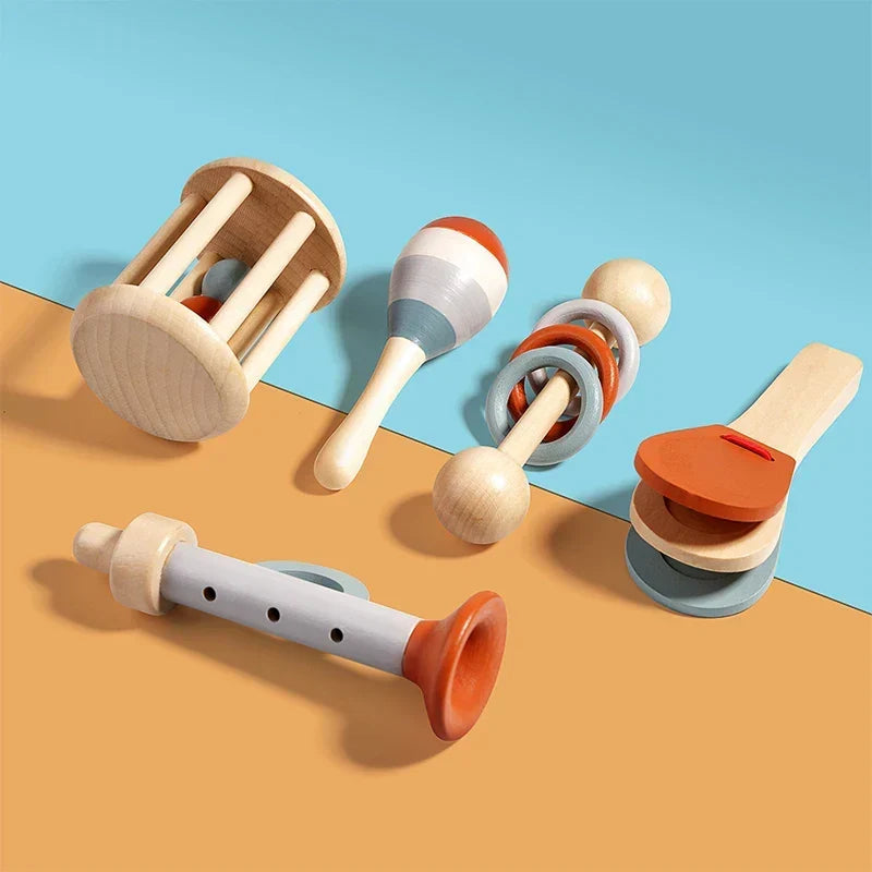 Montessori-houten muziekset voor kinderen