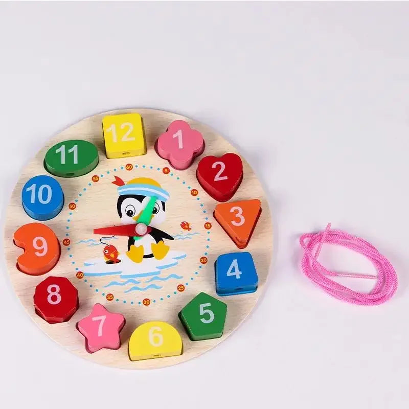 Montessori-pinguïn-leerklok