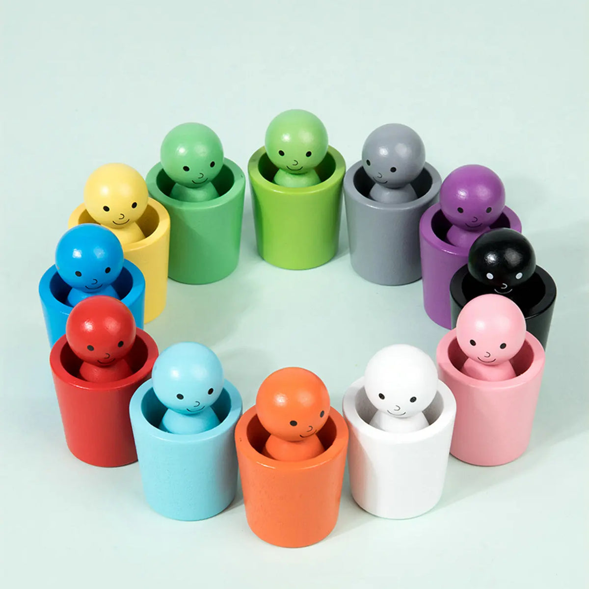 Montessori-figuren- & vormensorteerspel