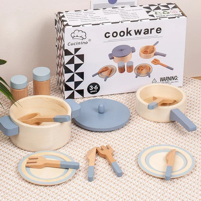 Montessori-mini-keukenset van hout