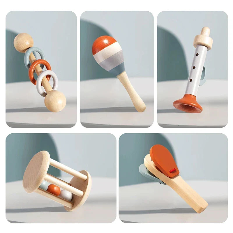 Montessori-houten muziekset voor kinderen