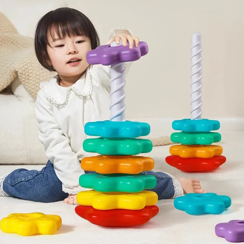 Montessori-stapelringen voor peuters