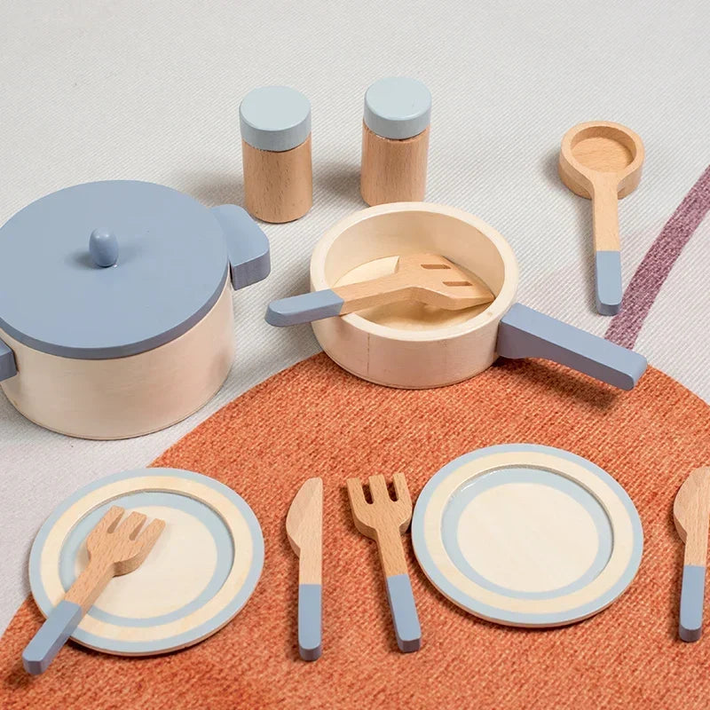 Montessori-mini-keukenset van hout