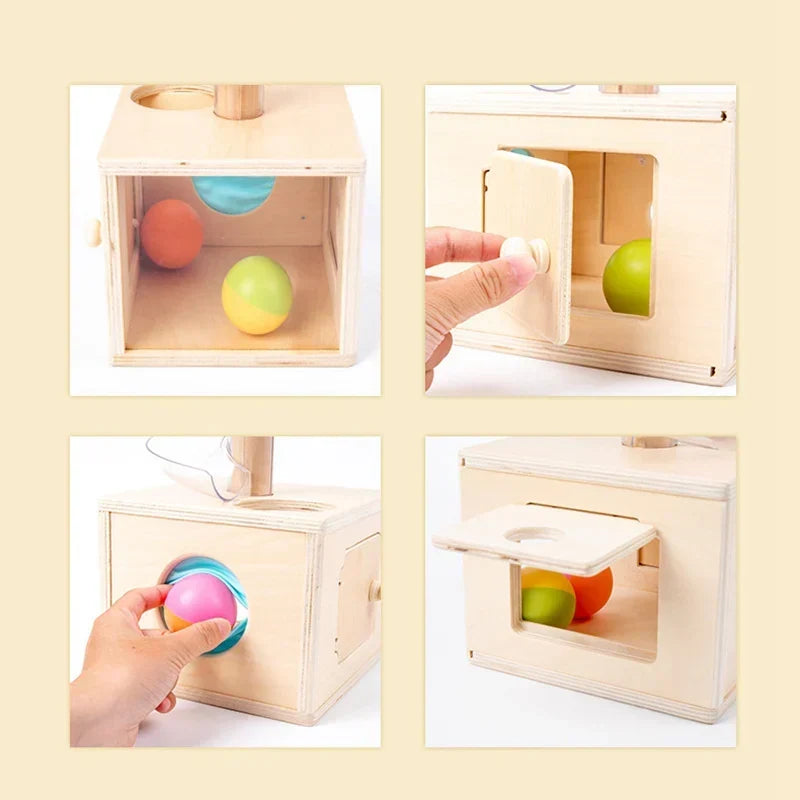 Montessori-kogelspiraal van hout