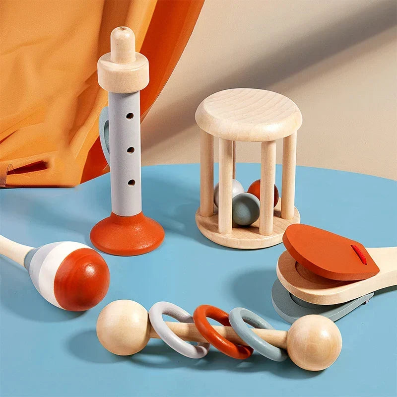 Montessori-houten muziekset voor kinderen