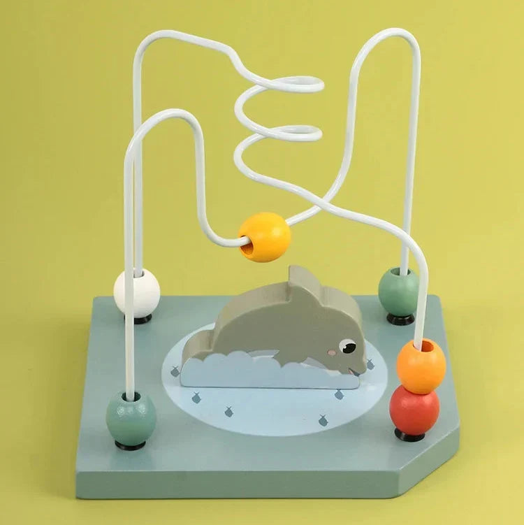 Montessori-activiteitenkubus van hout