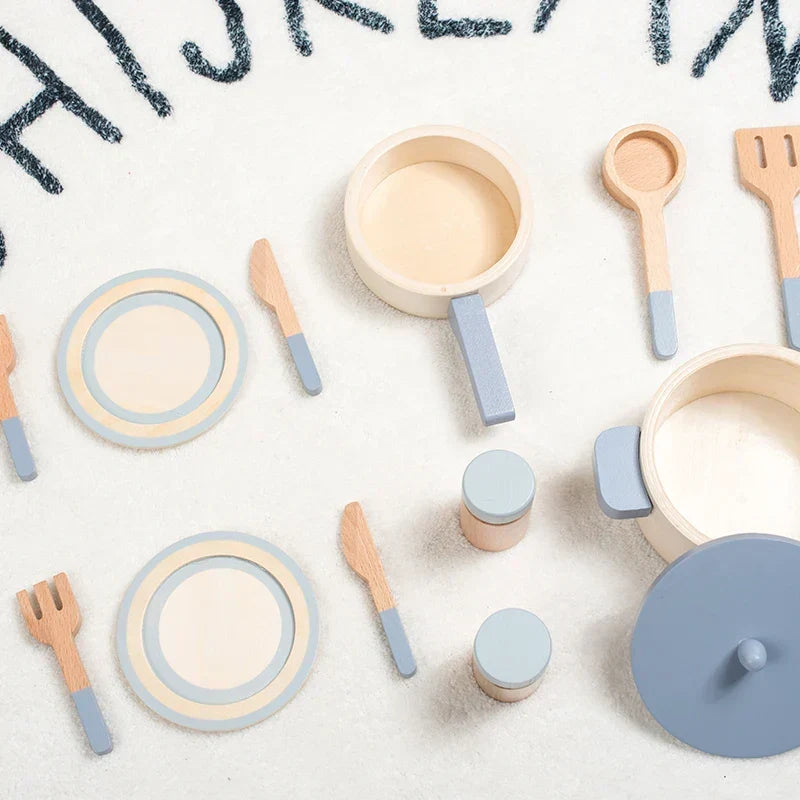 Montessori-mini-keukenset van hout
