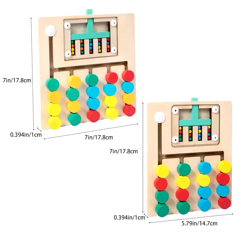 Montessori-sorteerpuzzel voor kleuren & vormen