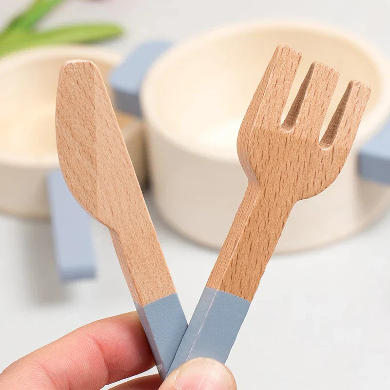 Montessori-mini-keukenset van hout