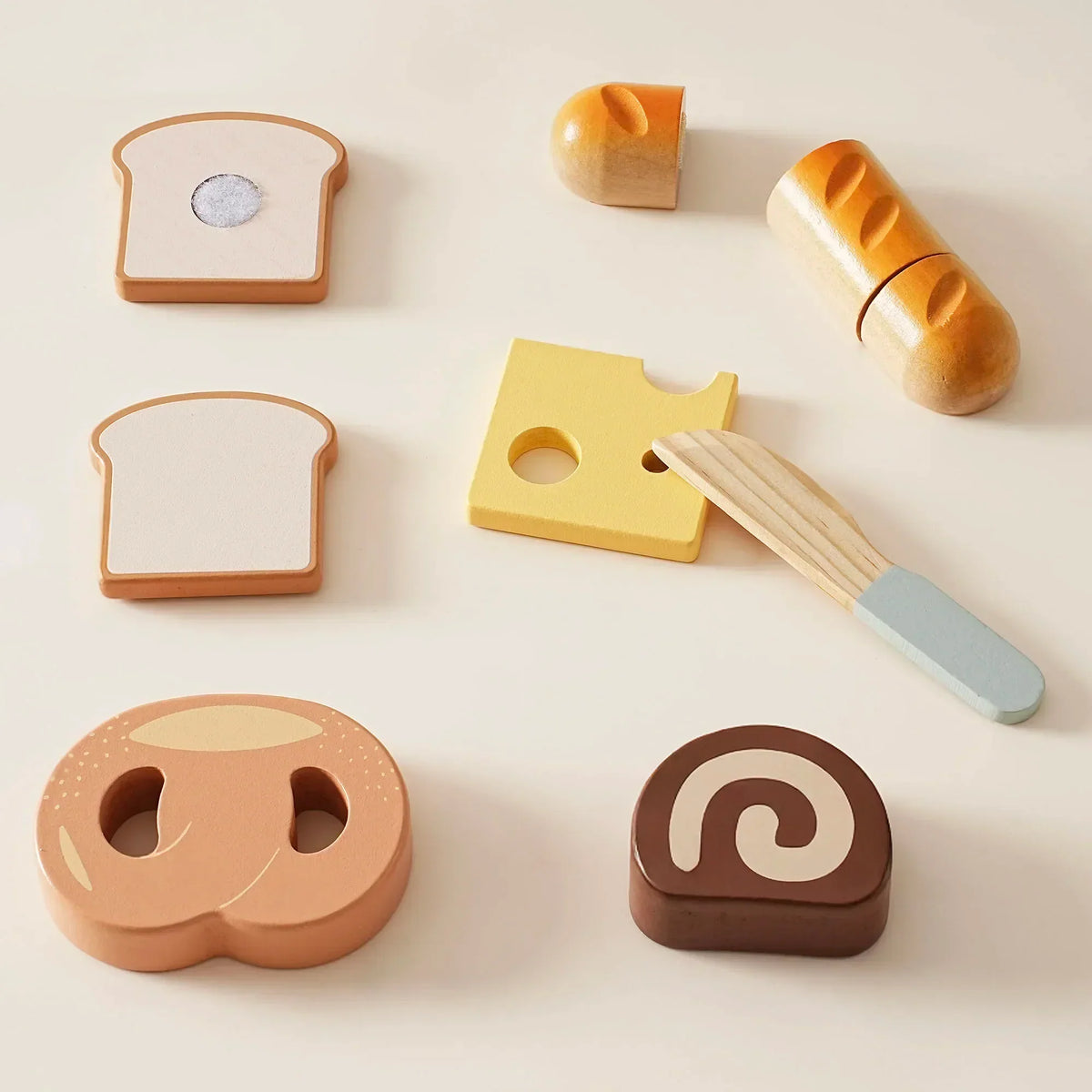 Montessori-snijdset met speelvoedsel