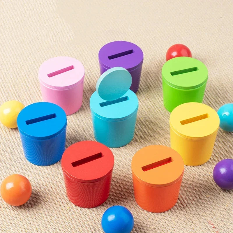 Montessori-sorteer- & telset met 8 kleuren