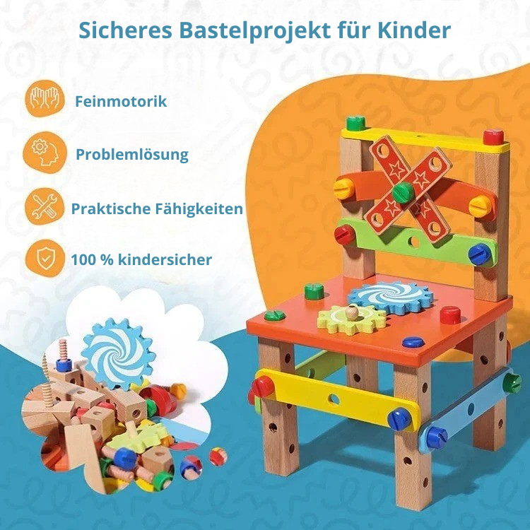 Montessori-DIY-stoel om zelf te bouwen