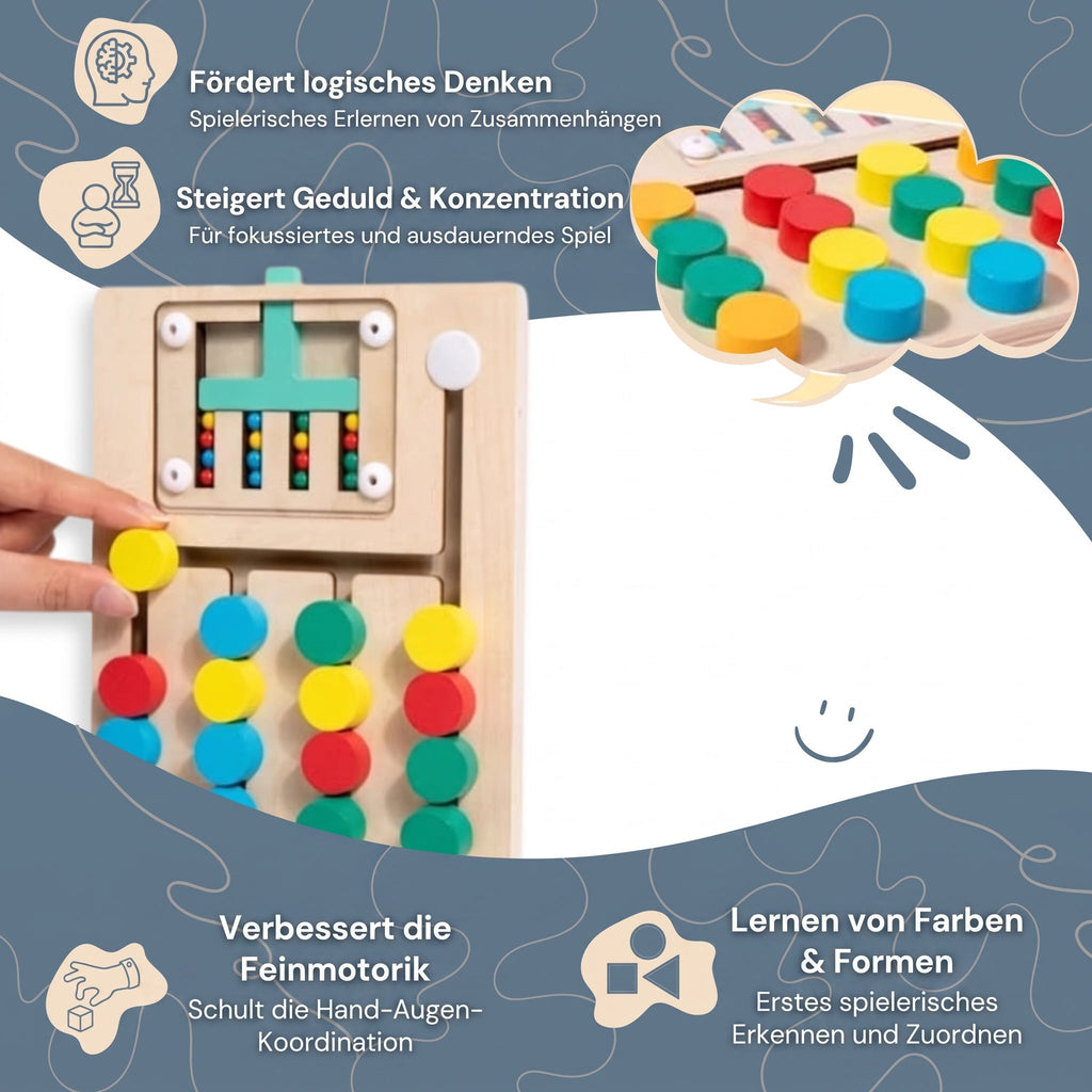 Montessori-sorteerpuzzel voor kleuren & vormen