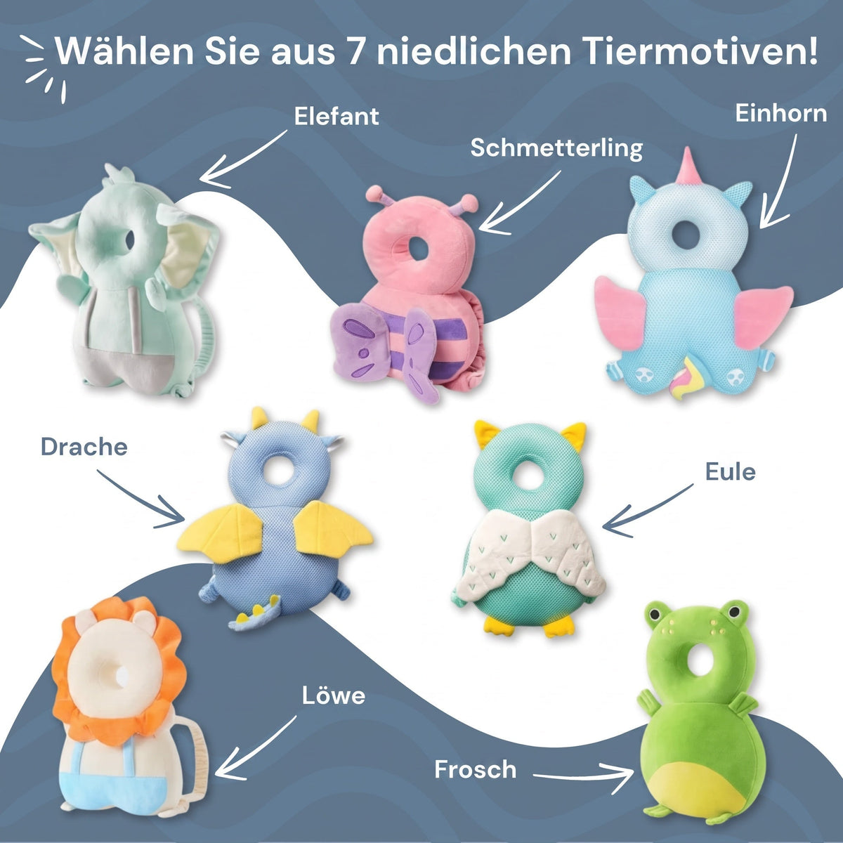 Montessori-beschermrugzak voor baby's