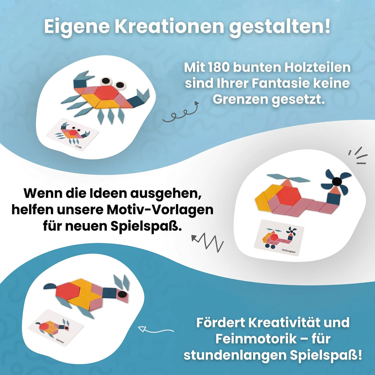 Montessori-dierenpuzzel van hout