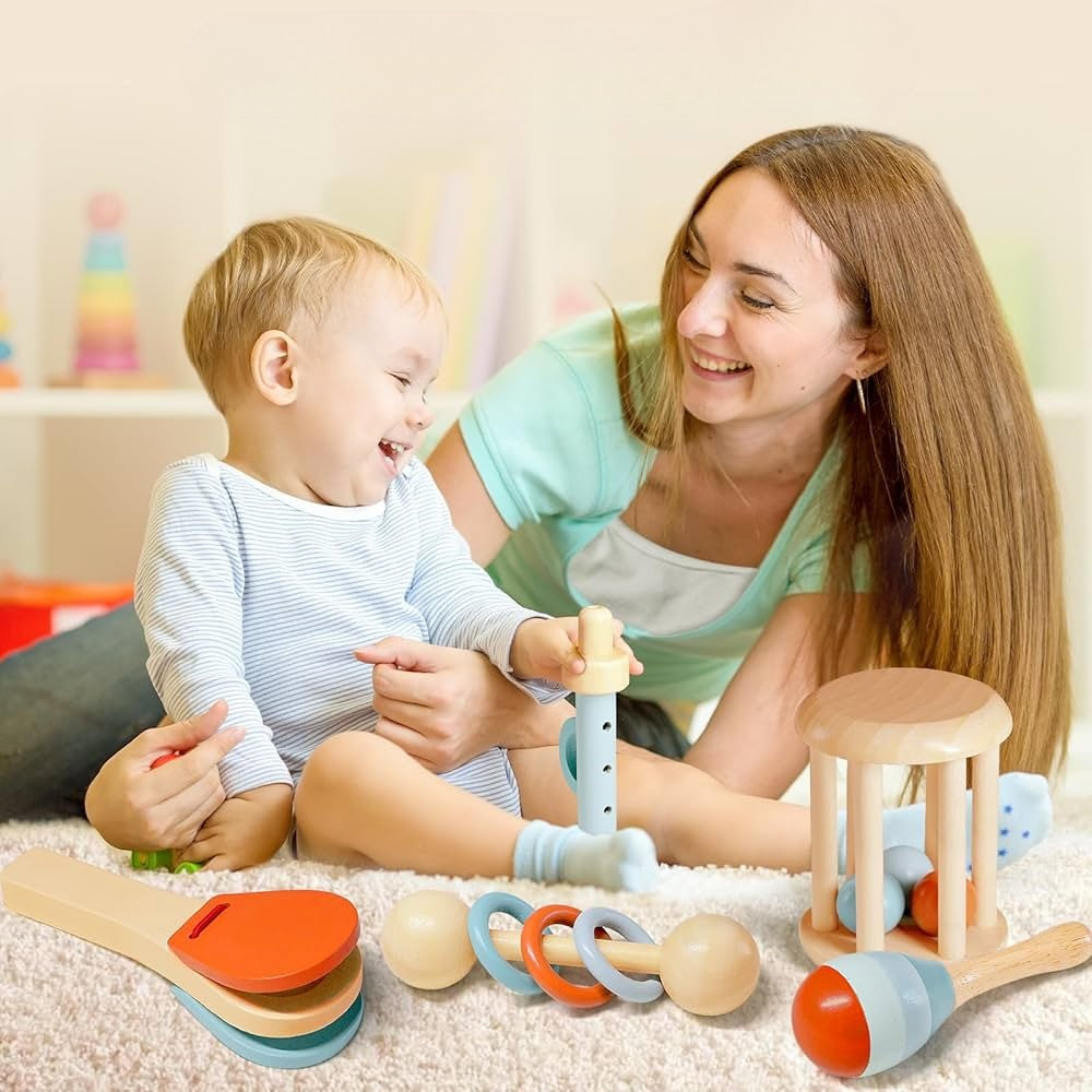Montessori-houten muziekset voor kinderen