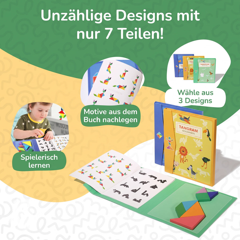Montessori-magnetisch tangramboek