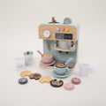 Montessori-houten koffiezetapparaat met accessoires