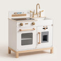 Montessori-mini-keuken van hout