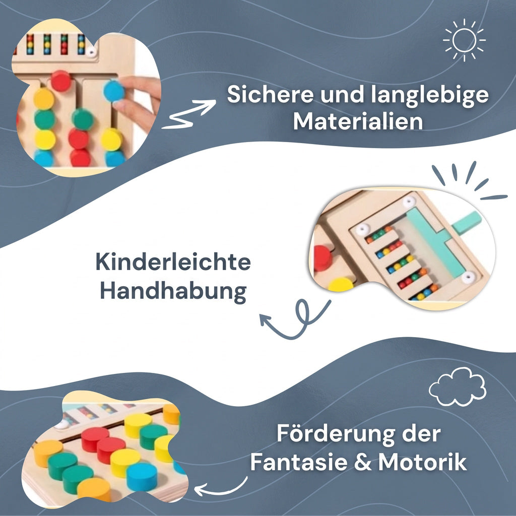 Montessori-sorteerpuzzel voor kleuren & vormen