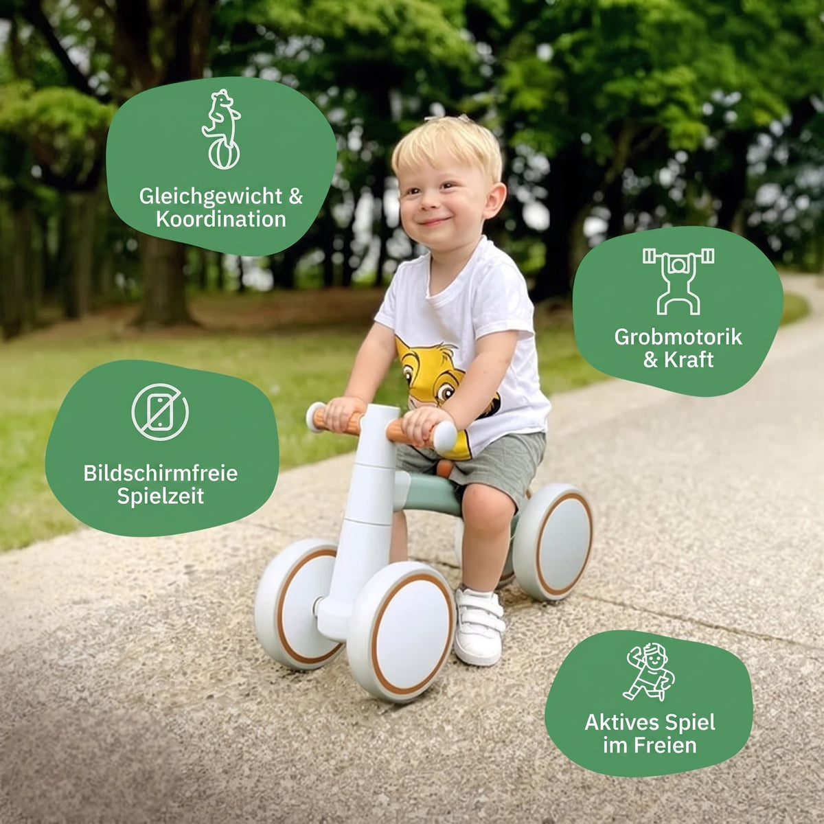 Montessori-loopfiets voor peuters