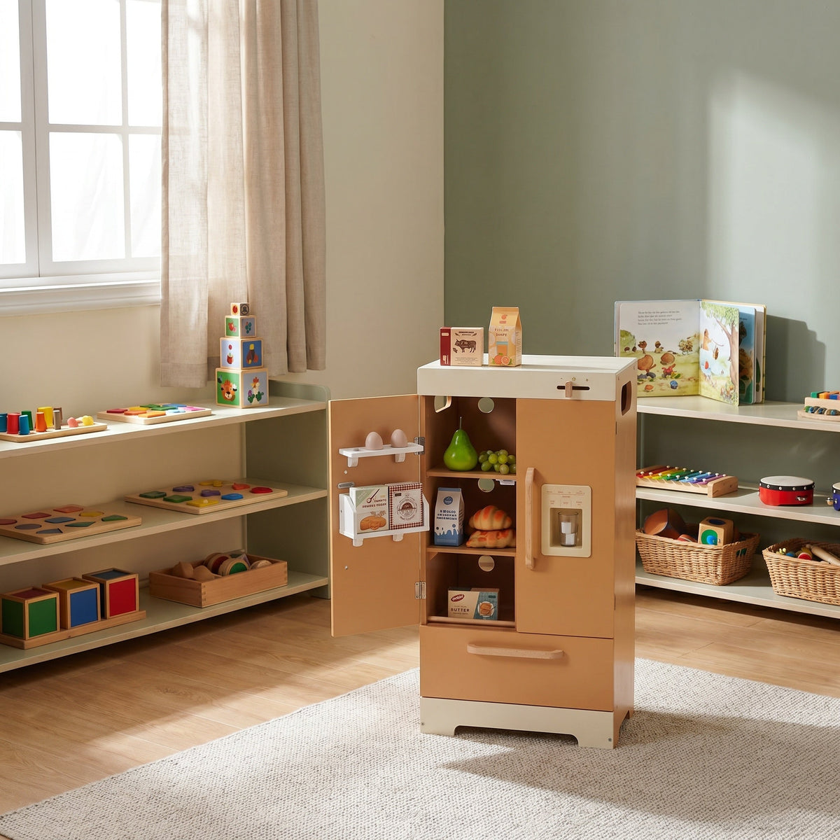 Montessori-speelmeubel voor dagelijks rollenspel