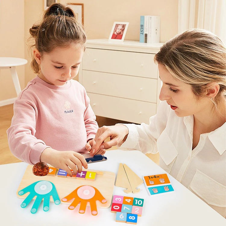 Montessori-rekenspel 'High Five'