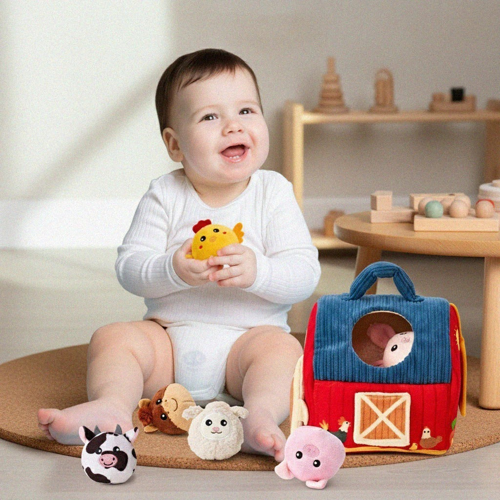 Montessori-boerderij met pluchen dieren