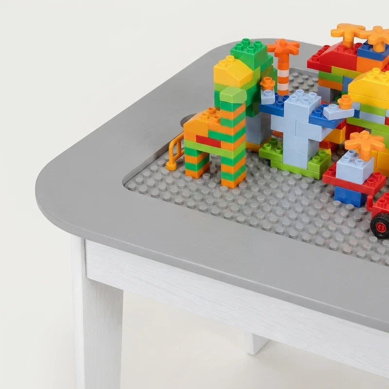 4-in-1 Montessori-activiteitentafel met stoelen