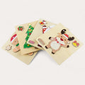 Set van 4 Montessori-kerstpuzzels