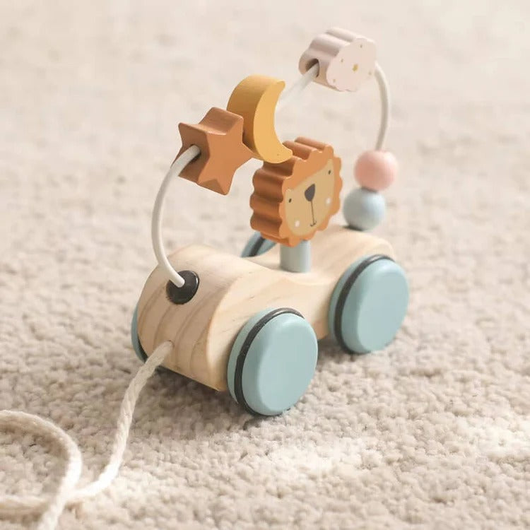 Montessori-rollend leeuwenspeelgoed