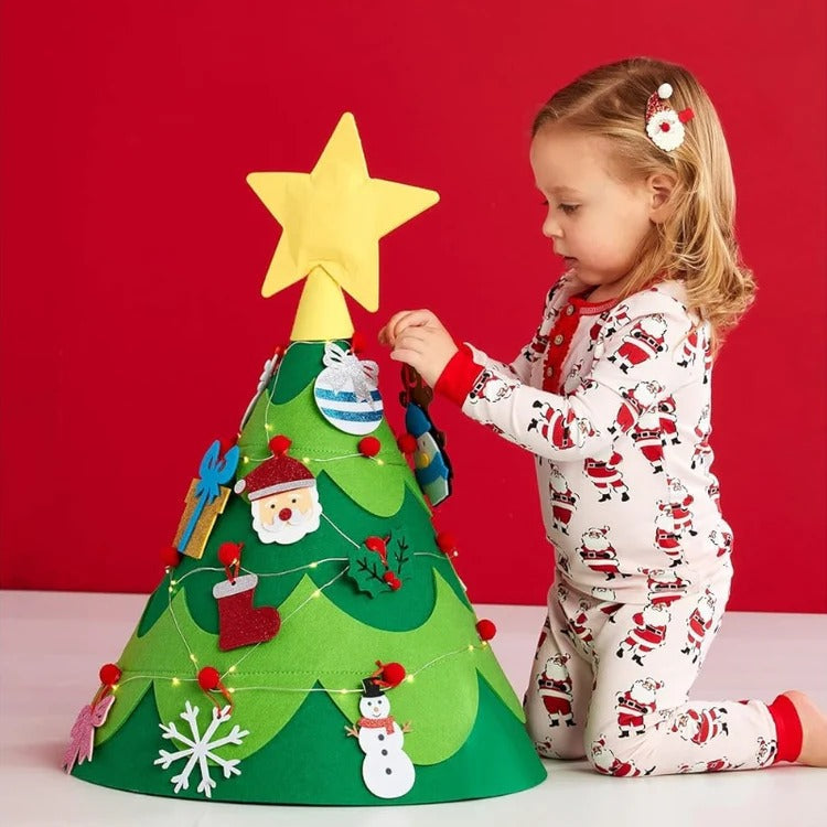 Montessori 360° vilten kerstboom