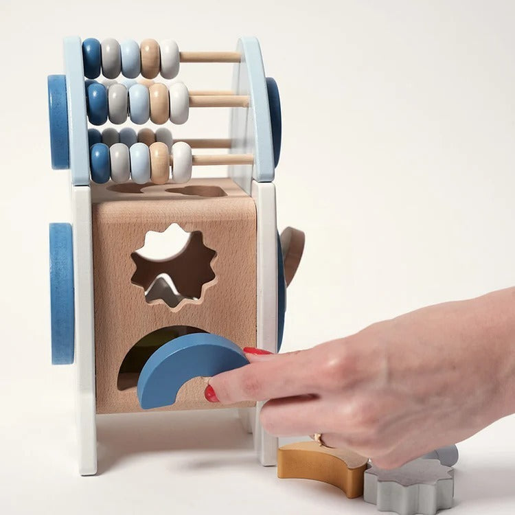 Montessori-leerraket met motoriekspelletjes