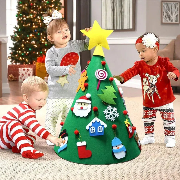 Montessori 360° vilten kerstboom