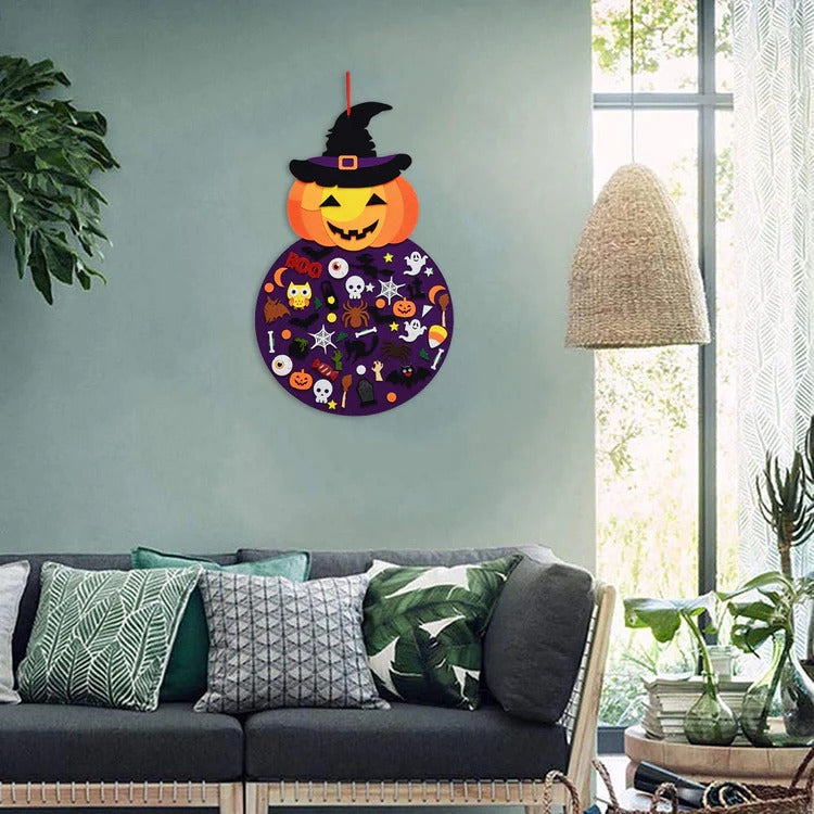 Montessori-vilten Halloween-pompoen