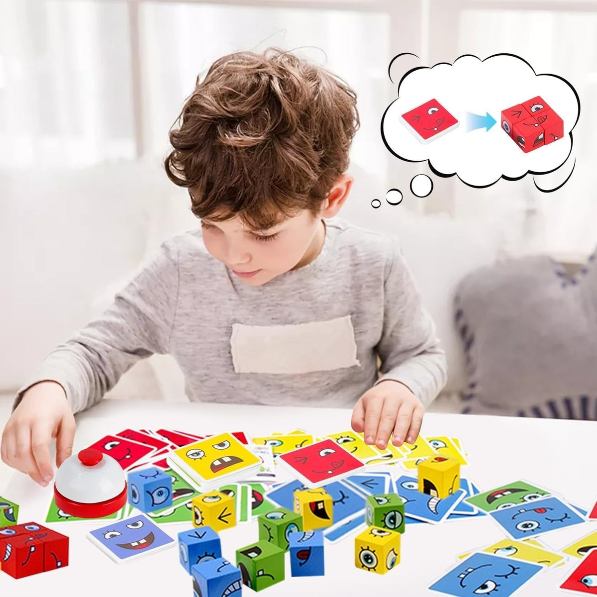 Montessori-emotiepuzzel voor kinderen