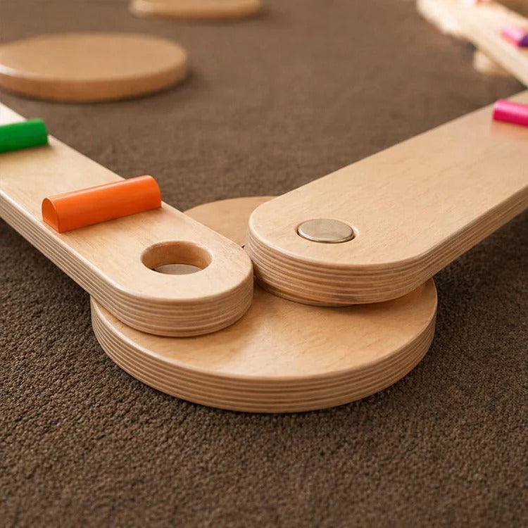 Montessori-balancebalken & stapstenen