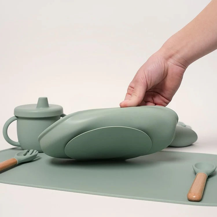 Montessori-siliconen eetset voor baby's