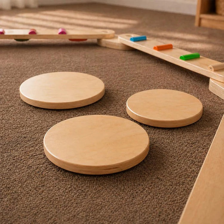 Montessori-balancebalken & stapstenen