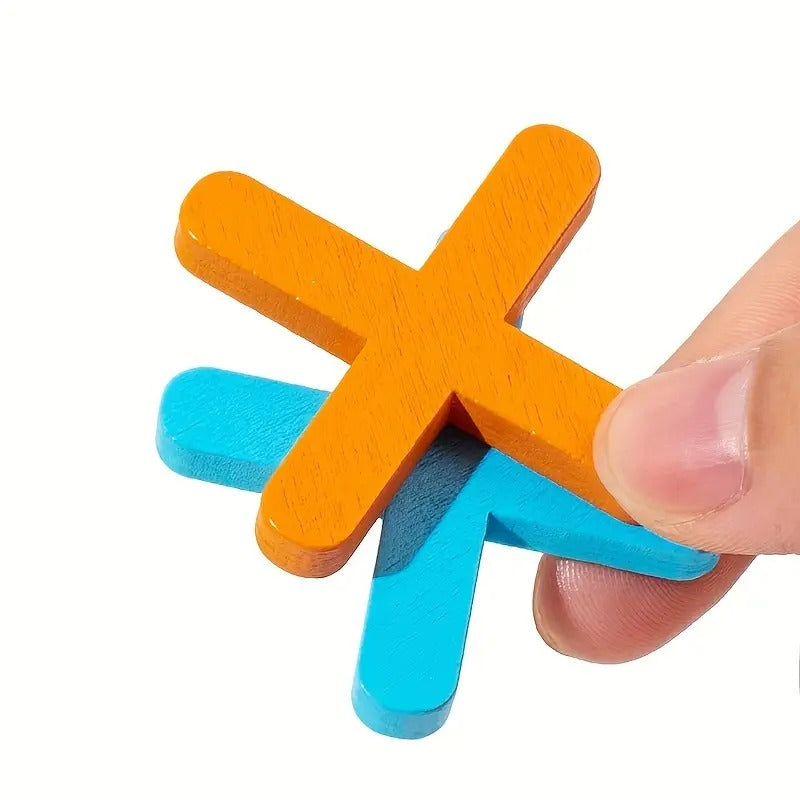 Montessori-houten boter-kaas-en-eieren