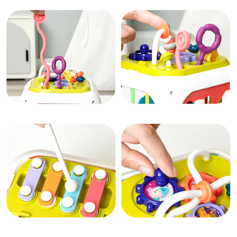 Montessori-sensorische & motoriekkubus