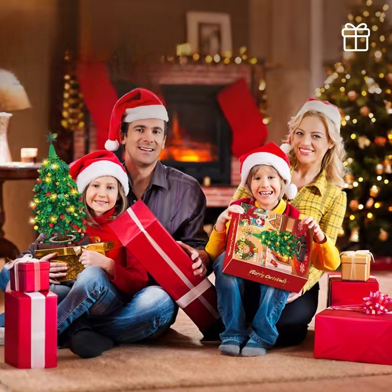 Montessori-kerstboom om zelf te bouwen
