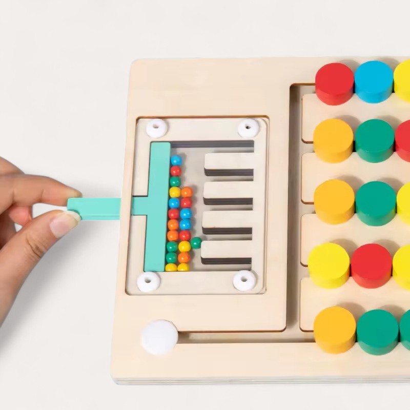 Montessori-sorteerpuzzel voor kleuren & vormen