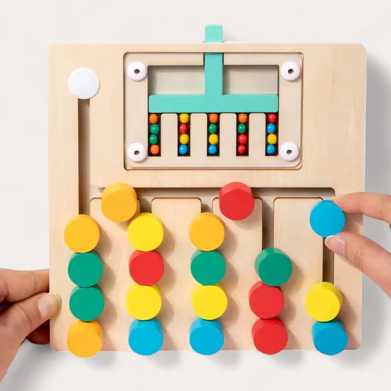 Montessori-sorteerpuzzel voor kleuren & vormen