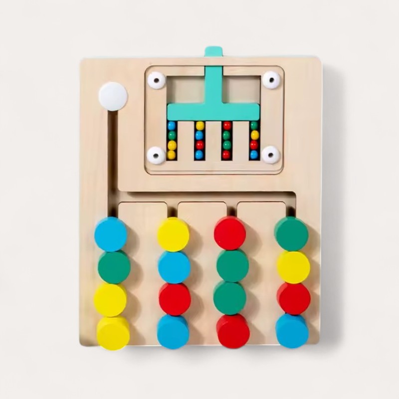 Montessori-sorteerpuzzel voor kleuren & vormen