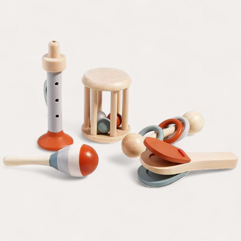 Montessori-houten muziekset voor kinderen