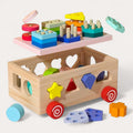 Montessori-stapelspel met geometrische vormen