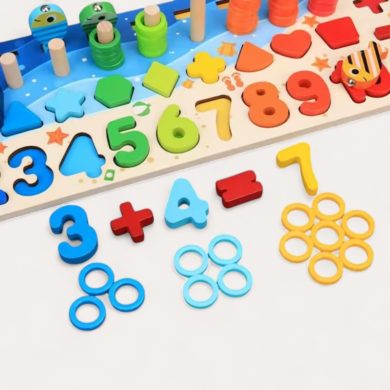 Montessori-vis- & vormenspel