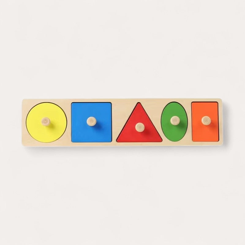 Montessori-puzzel voor vormen & kleuren