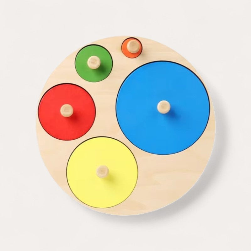 Montessori-puzzel voor vormen & kleuren